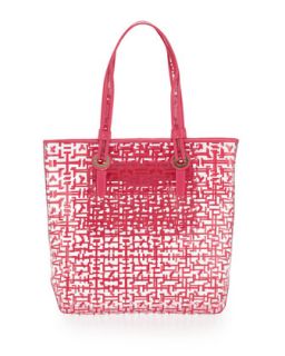 Molly Logo Maze Print Tote Bag, Pink Maze