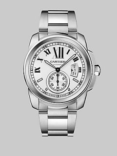 Calibre de Cartier Stainless Steel Automatic Watch   No Color