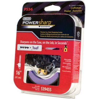 Oregon PowerSharp Replacement Chain and Sharpening Stone   For 16in. Chain Saws,