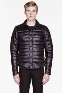Canada Goose Black Quilted Beaconsfield Shirt Jacket