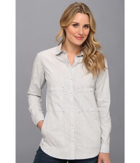 The Portland Collection by Pendleton Tumalo Camp Shirt Womens Long Sleeve Button Up (Blue)