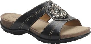 Womens Softspots Mindy   Black Leather Casual Shoes